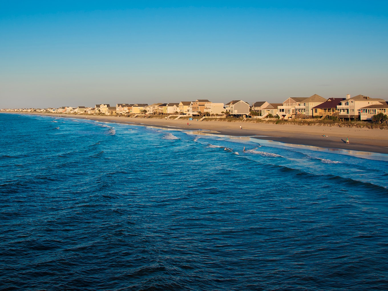 Grand Strand: playas de arena interminables caracterizan la región costera de Carolina del Sur.