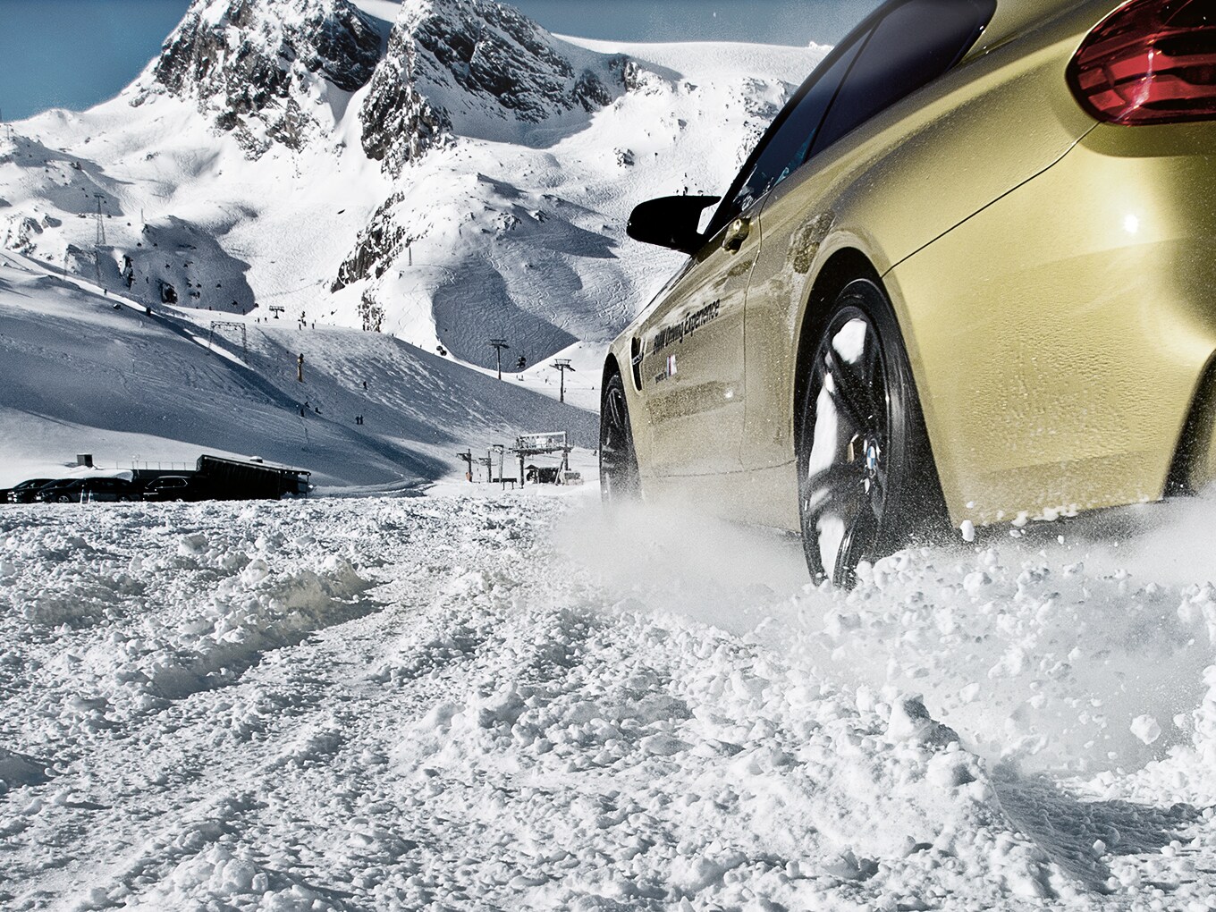 HOT WHEELS ON SNOW AND ICE.