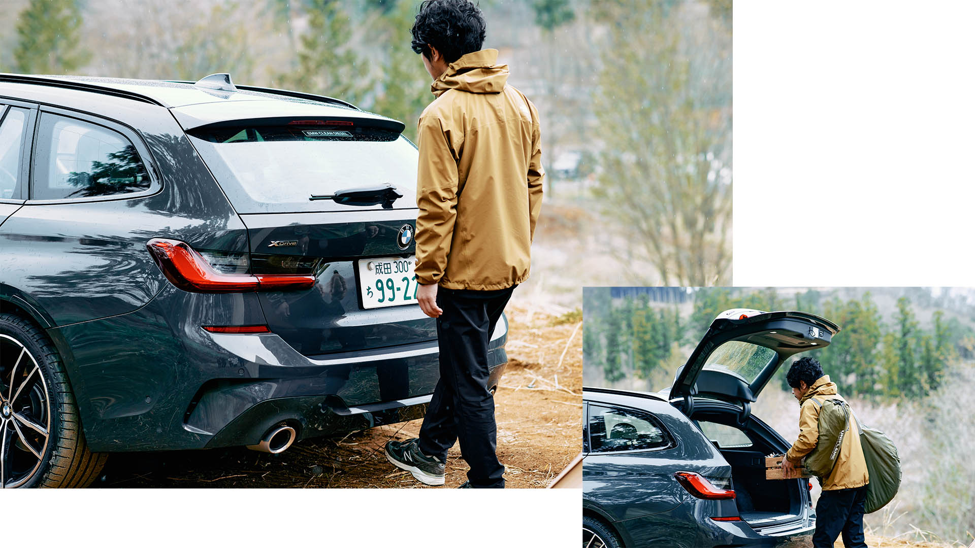 320d xDrive ツーリングなら、大きな荷物の出し入れも楽々!
