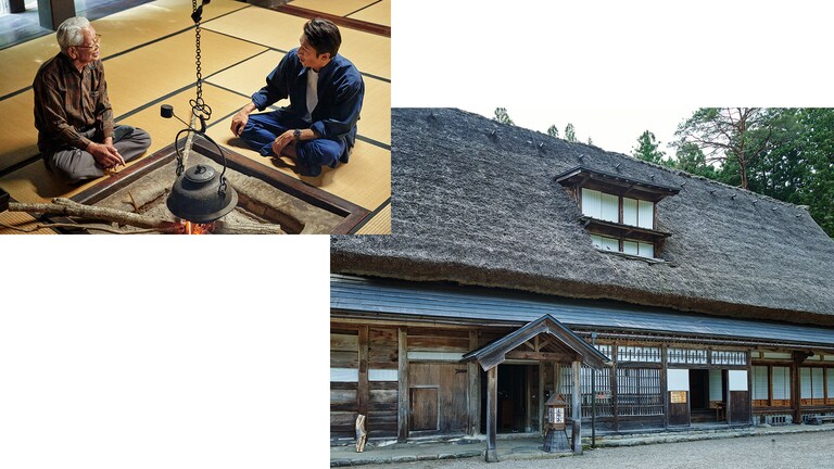 岩瀬家で合掌造りの構造と歴史に触れる