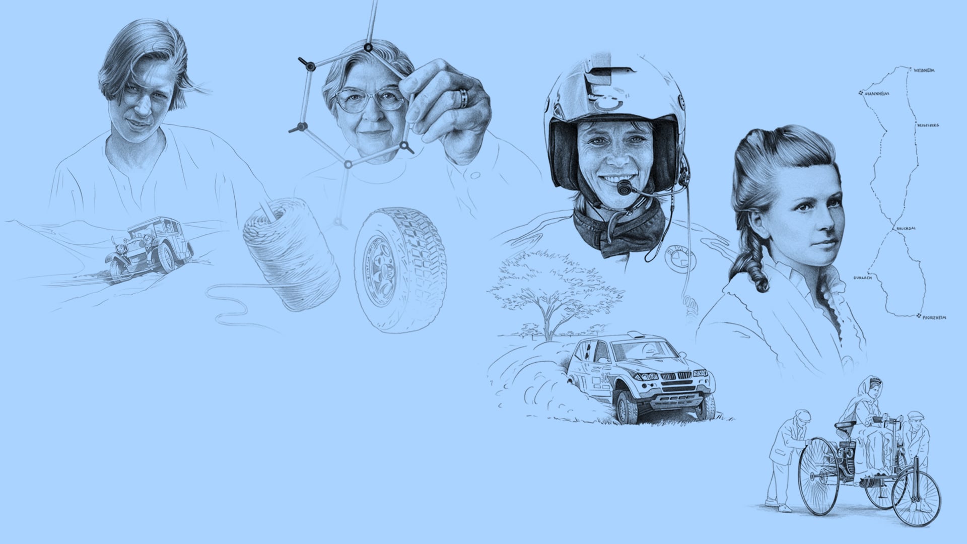 自動車の世界にその名を刻んだ11人の女性たち