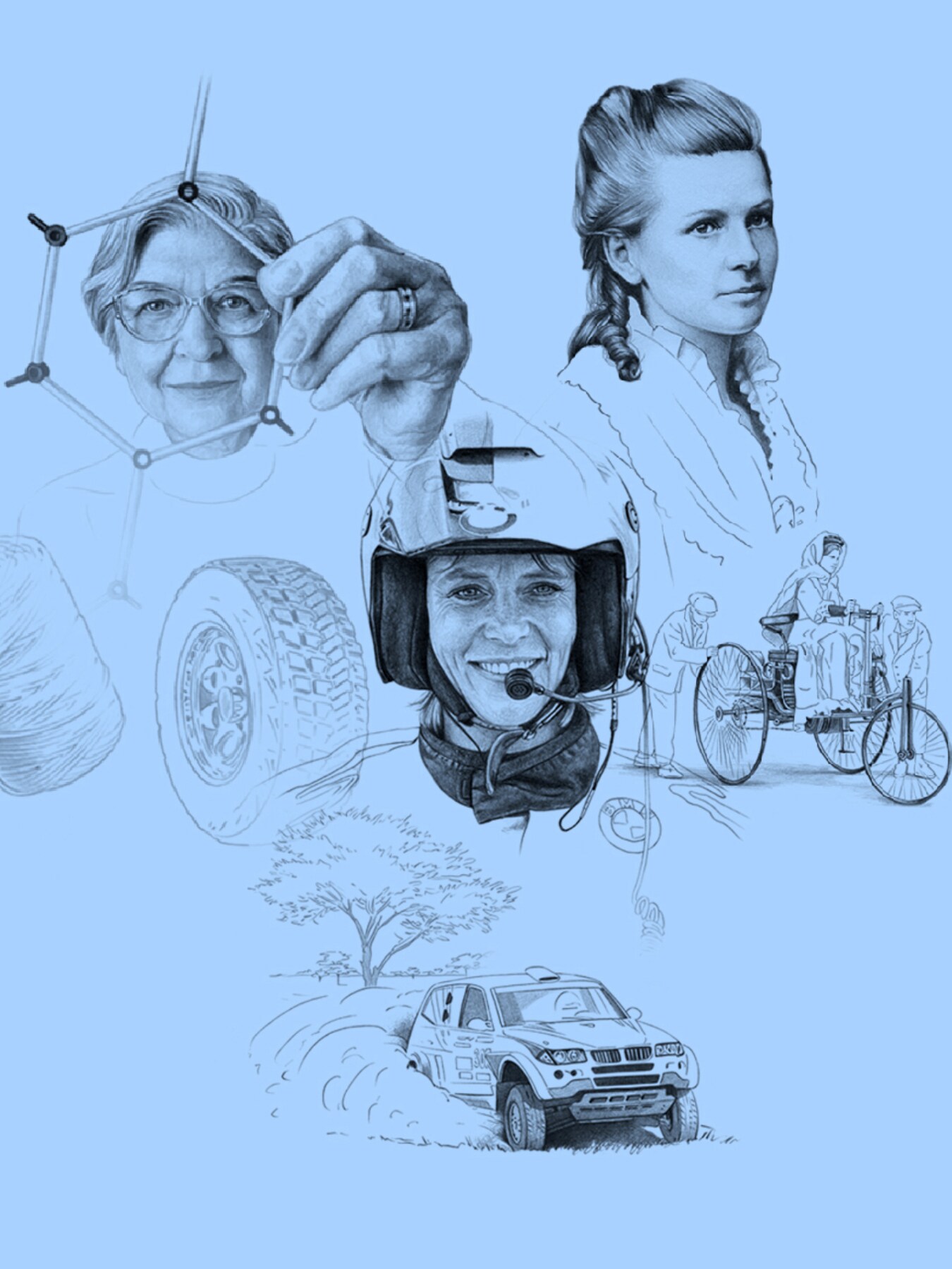 自動車の世界にその名を刻んだ11人の女性たち
