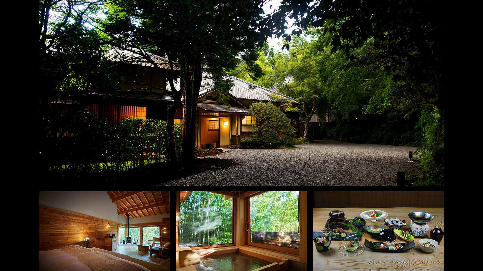 【箱根リトリート villa 1/f】森の中に佇む別荘のような、北欧スタイルのリゾート。仙石原の美しい緑の中を散策した後は、地産地消のディナーや温泉＆スパで、五感を解き放つ。自然に憩う、心豊かなステイをお楽しみください。