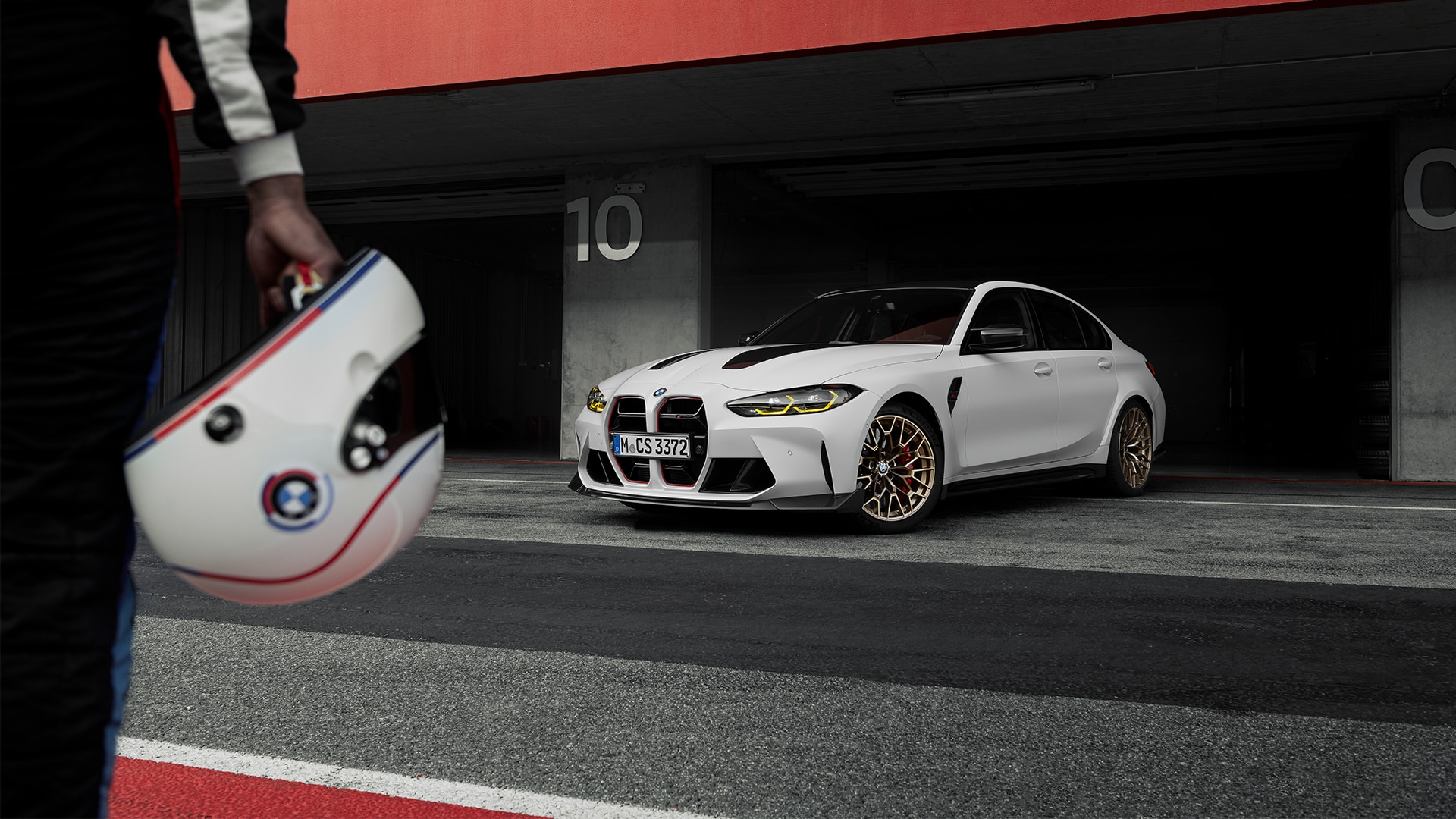 Motorsport-DNA in Reinform: Der 2024 BMW M3 CS in Frozen Solid White.