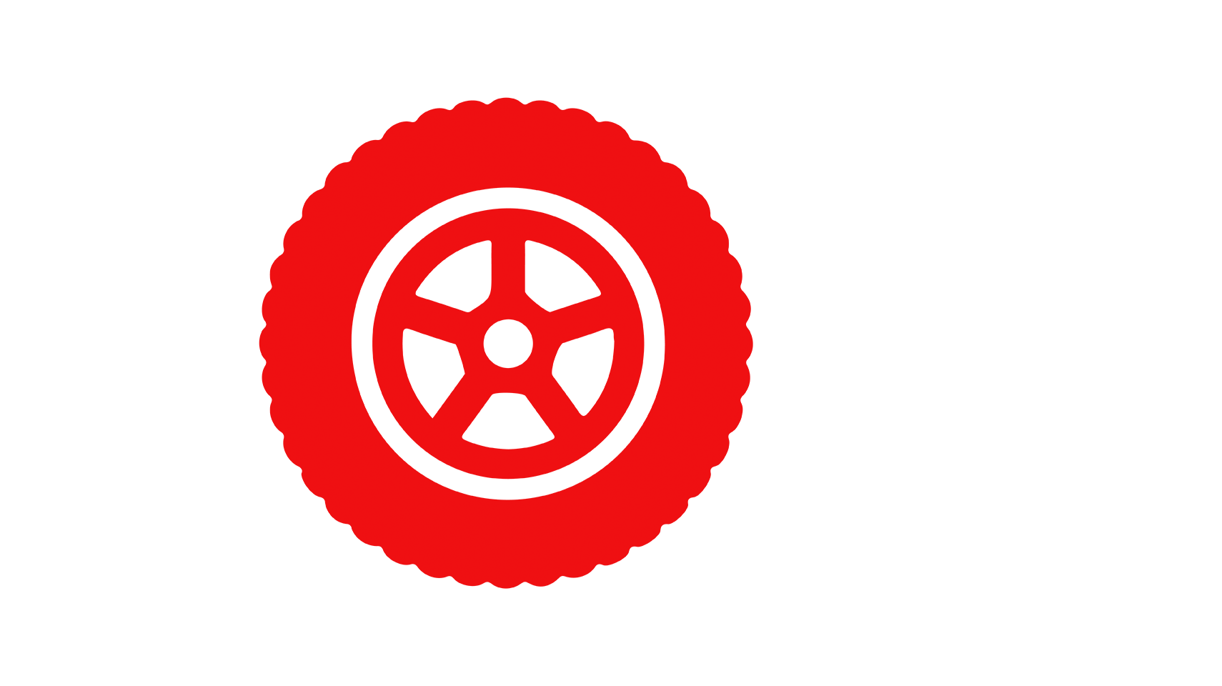 Illustration Räder Beschleunigung