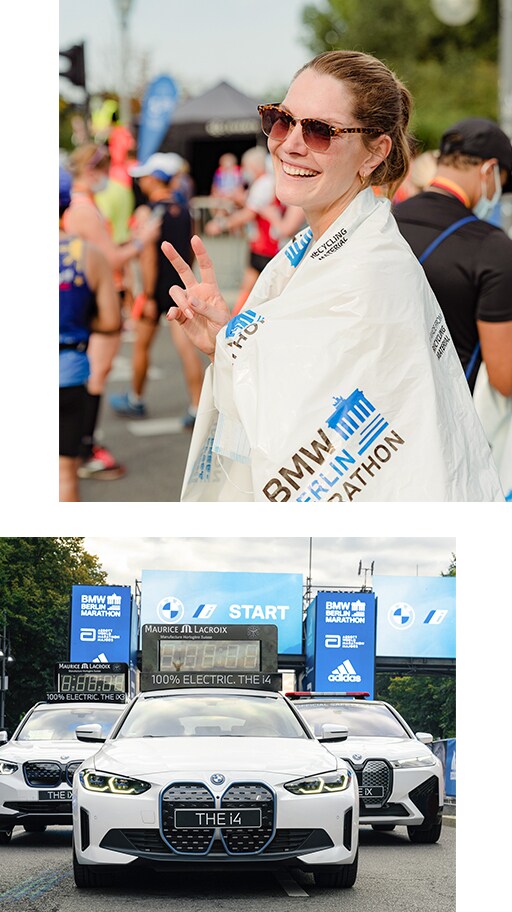 BMW BERLIN-MARATHON bmw berlin marathon 2022 Elektromobilität Franziska Dittmann 