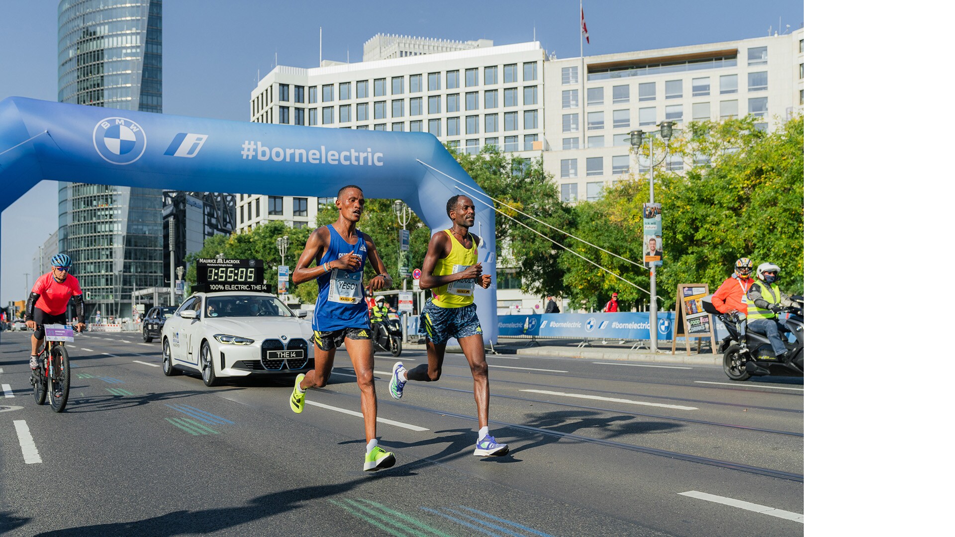 BMW BERLIN-MARATHON bmw berlin marathon 2022 electromovilidad 