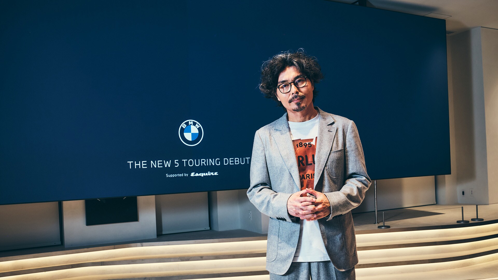 小澤征悦、BMW「THE NEW 5 Touring」のデビューイベントを祝福