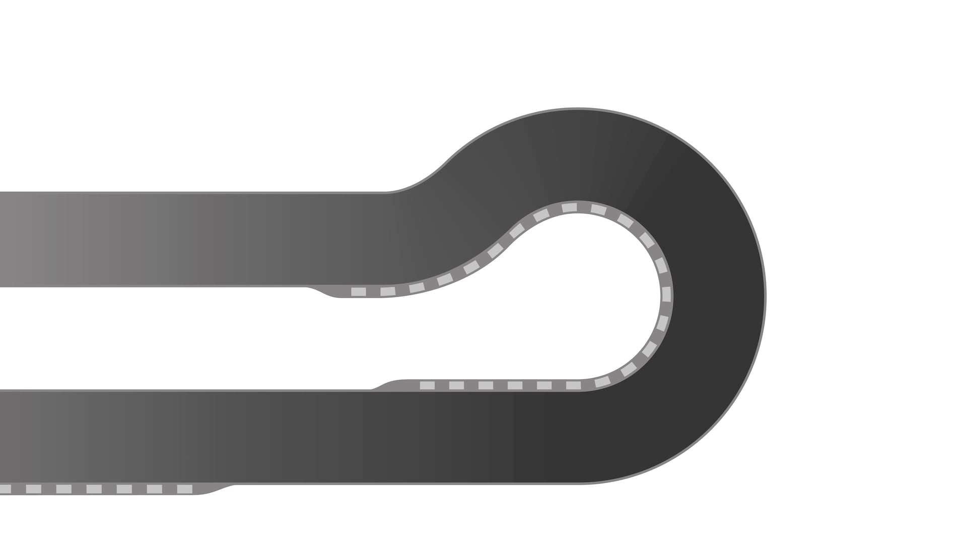 Une affaire serrée : le virage en épingle à cheveux est généralement l’endroit où la vitesse est la moins élevée sur le circuit automobile.