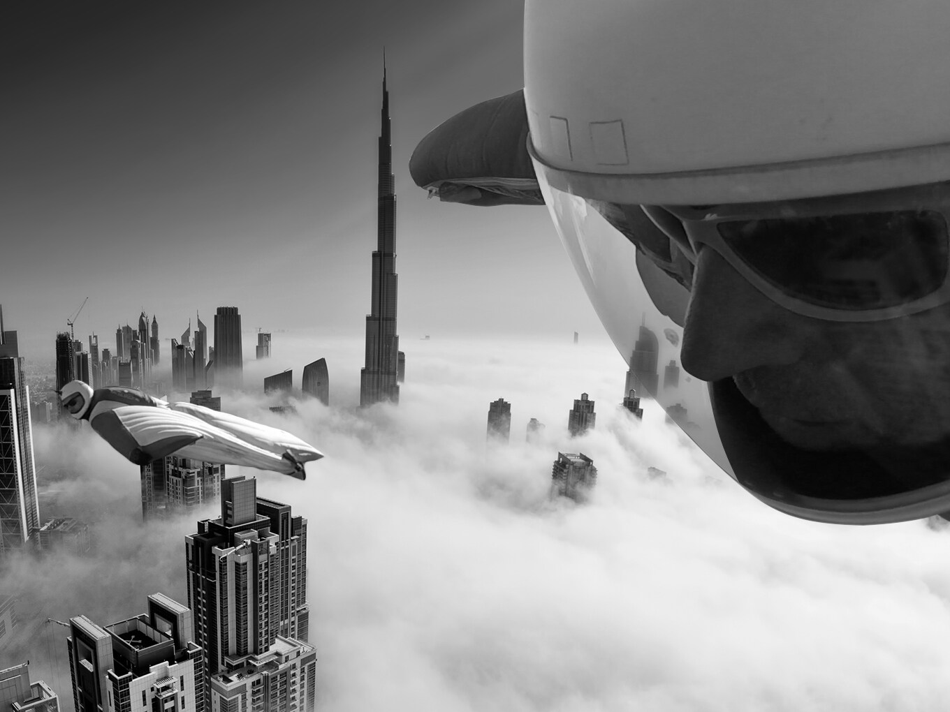 Salto base con wingsuit