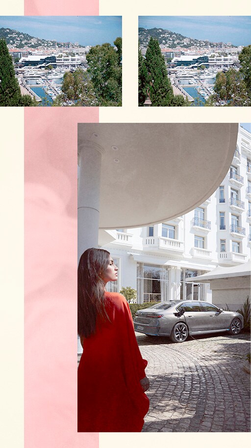 Filmfestspiele Cannes, Côte d’Azur, Südfrankreich, Filmwelt, BMW, BMW i7, Luxusauto, Hybridauto, Elektroauto, roter Teppich, Glamour, Schauspieler