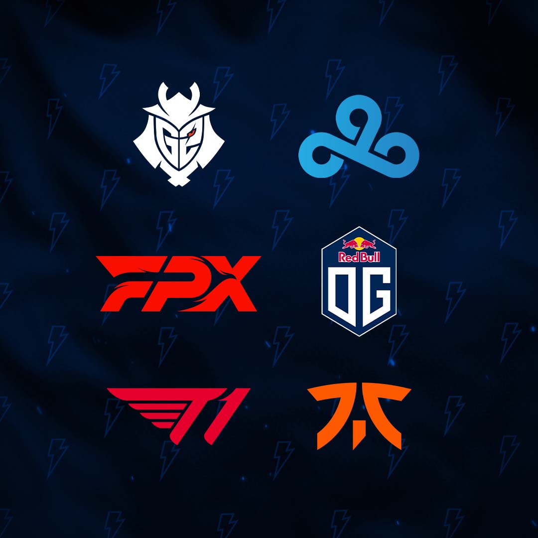 Team logo collage