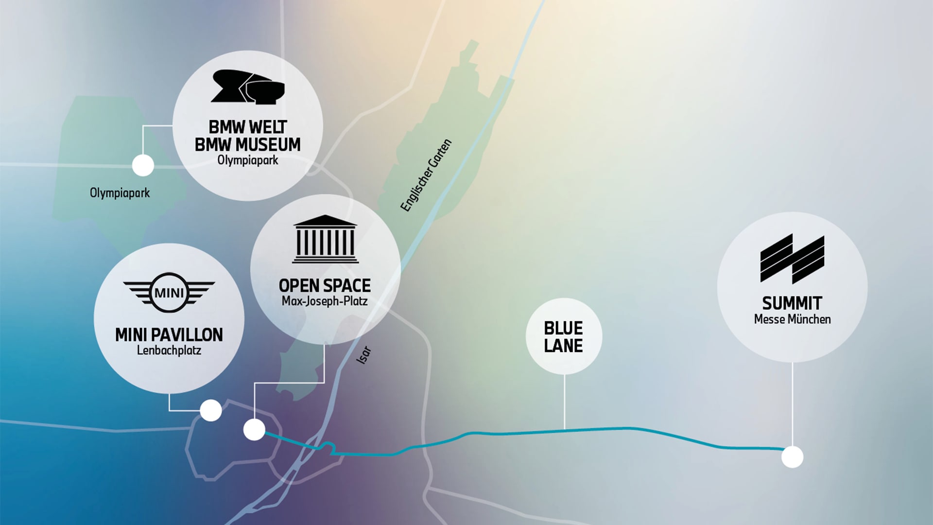  Übersicht der Aktivitäten der BMW Group auf der IAA Mobility 2021