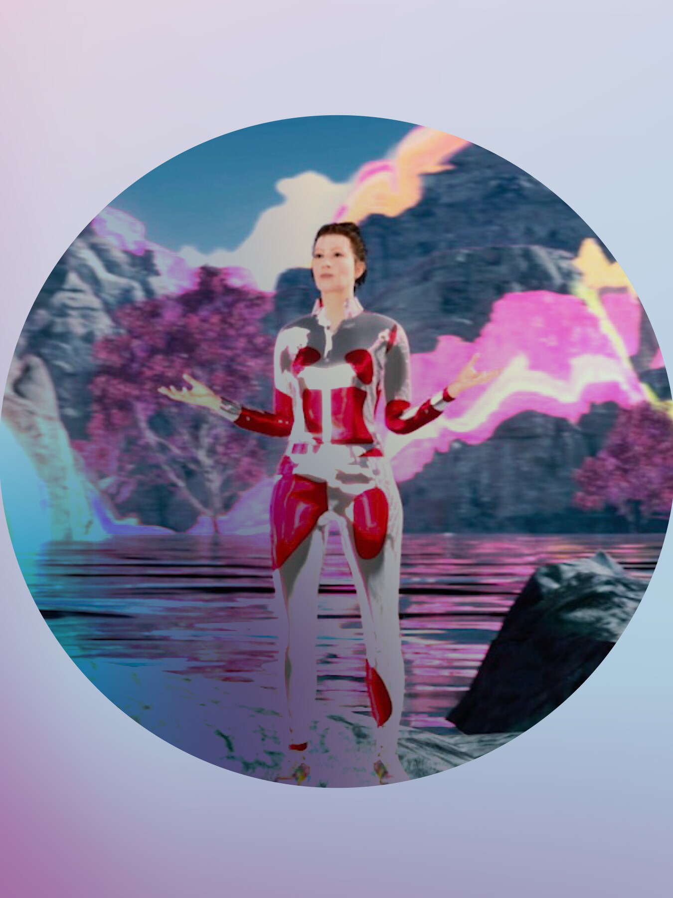Der BMW i Vision Circular mit Gemma Styles