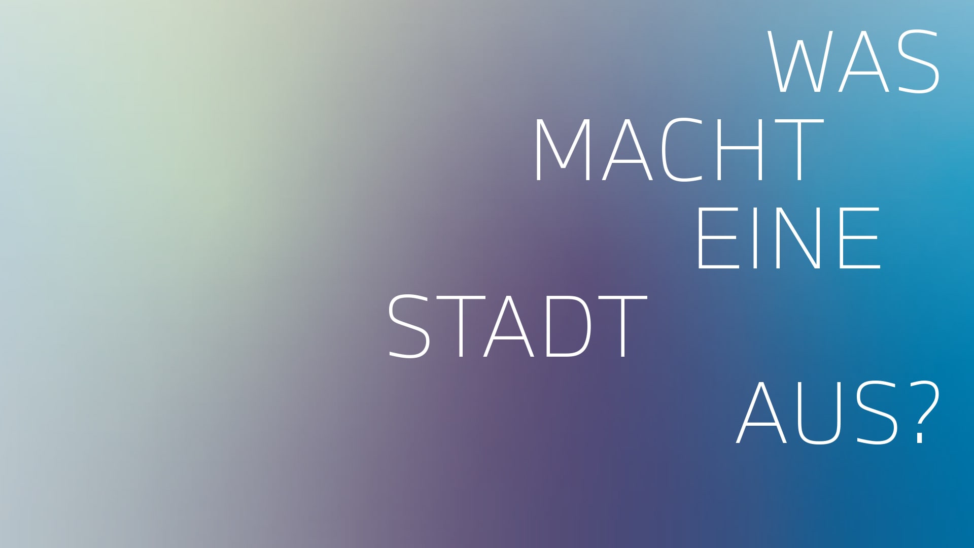Urbane Mobilität: Fragen und Antworten
