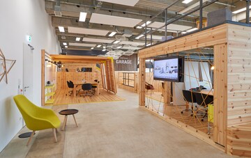 BMW Startup Garage, BMW division, inner circle, rooms