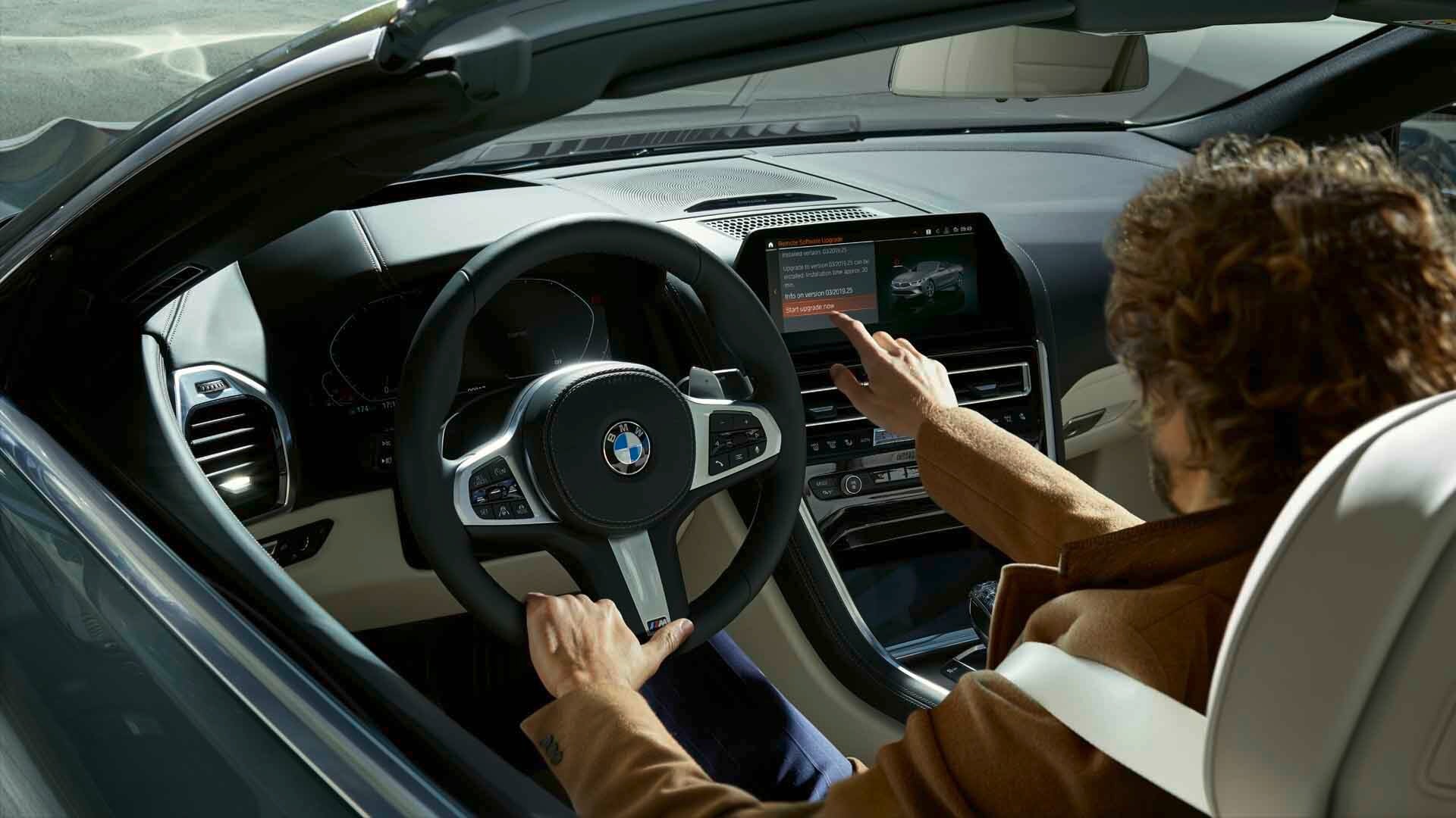 Man in a BMW Cabrio